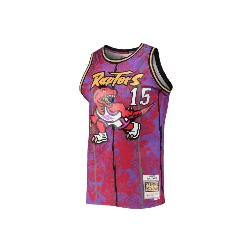 NBA x Mitchell & Ness Toronto Raptors Vince Carter Soccer Jerseys Men's Purple