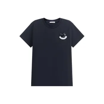 Moncler T Shirts Women's Navy