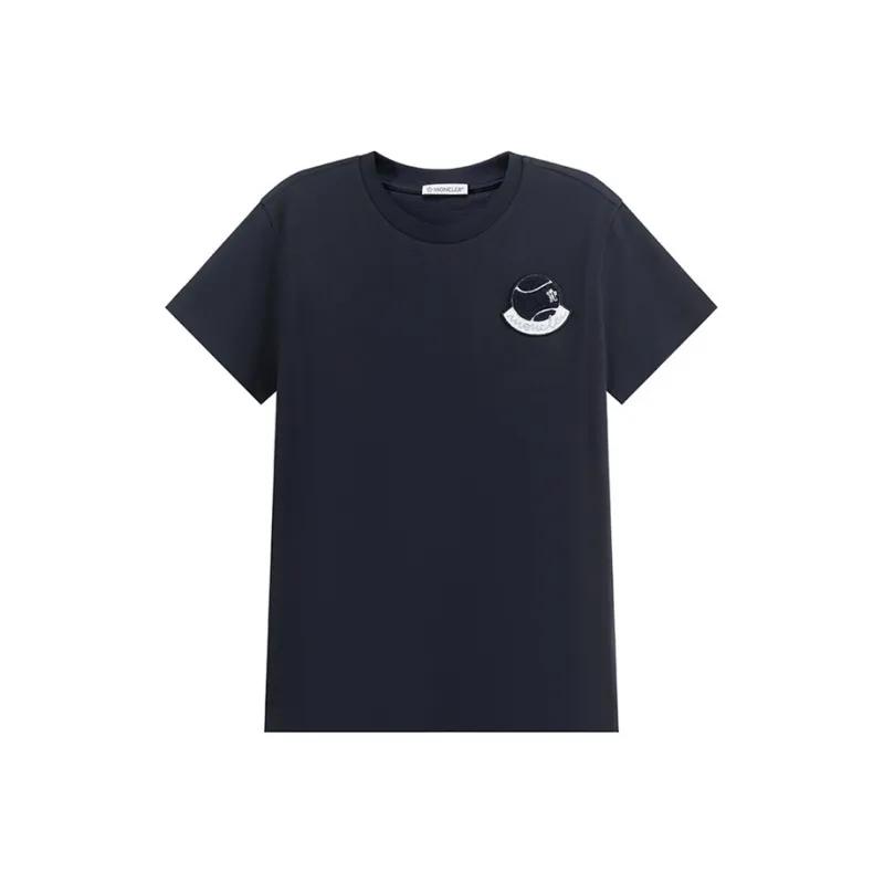 Moncler T Shirts Women's Navy-0
