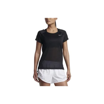 Nike Raglan Sleeve T Shirt Women's Black/Reflective Silver