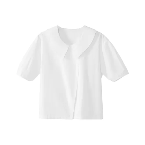 Fstudio Short-Sleeved Shirt Women's White