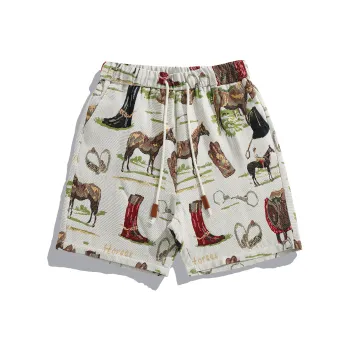 T IRA Casual Shorts Unisex Seychelles Apricot