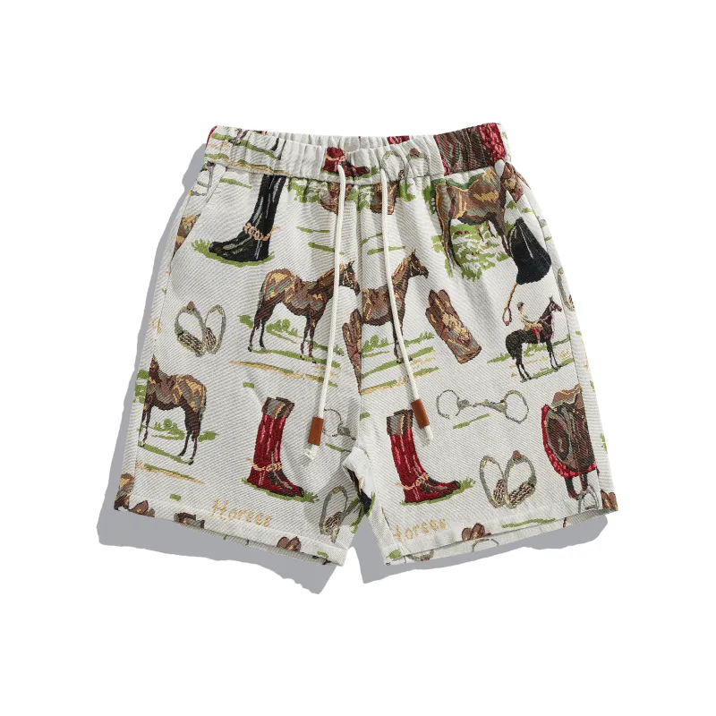 T IRA Casual Shorts Unisex Seychelles Apricot-0
