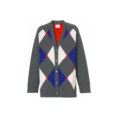 Burberry Cashmere Sweater Women's Gray