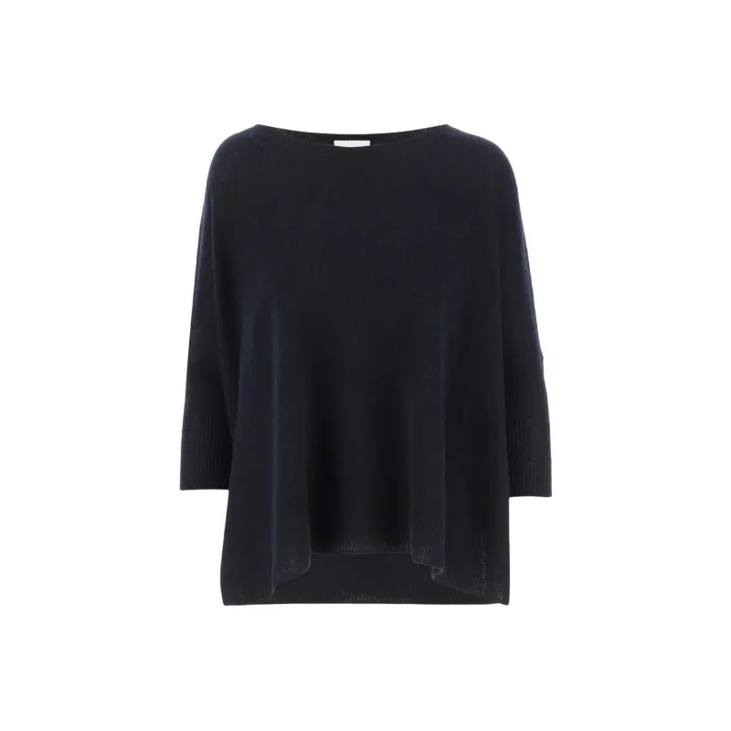 ALLUDE Boat neck Sweater-0