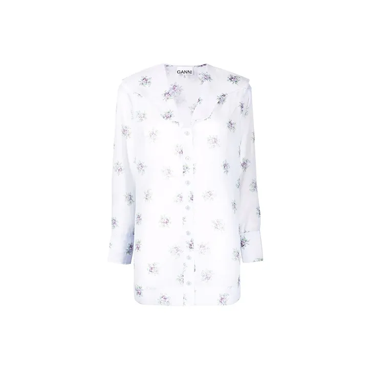 GANNI Organza Top 'Heather'-0