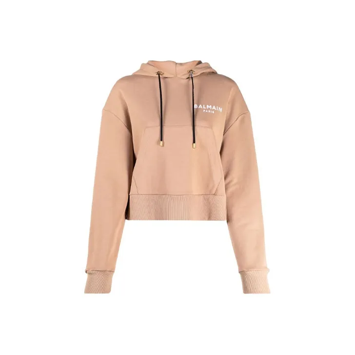 BALMAIN Sweatshirts Women's Khaki-0