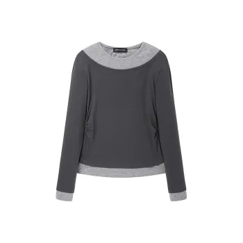 PEACEBIRD T Shirt Women's Wild Dove Gray