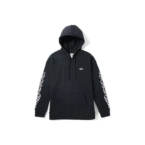 vans vn0a4bv60fi1 Checker Flame Sweatshirt Women's Black