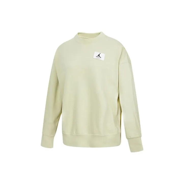 Jordan Sweatshirt Women's Light Olive Green Gray-0