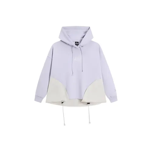 XTEP Sweatshirt Women's Fairy Violet/Cotton White