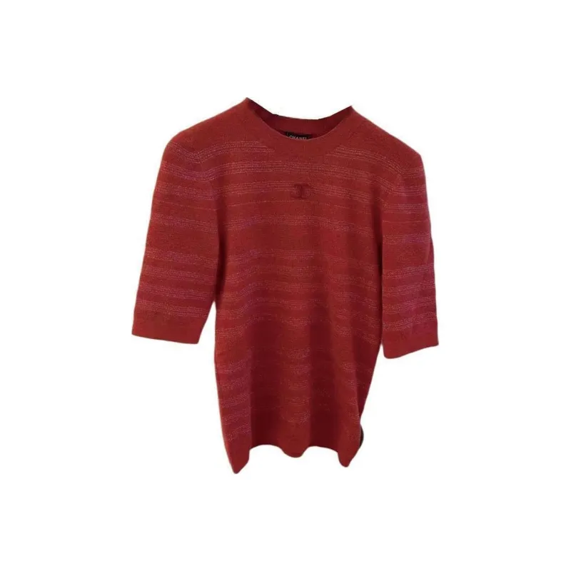 CHANEL Knitwear Women's Red-0