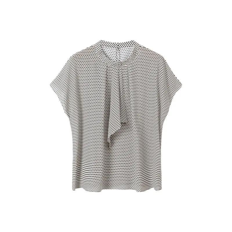 H YXIANG T Shirt Women's Beige Base Block-0