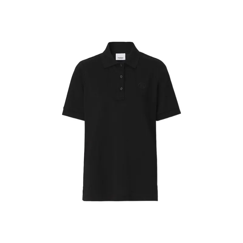Burberry Tb Monogram Cotton Polo Shirt-0