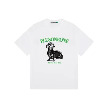 PLUSONEONE+ Regular Short Sleeved T Shirts Unisex