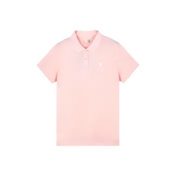 QIAODAN T Shirt Women's Cotton Cloud Pink