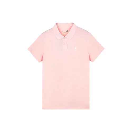 QIAODAN T Shirt Women's Cotton Cloud Pink