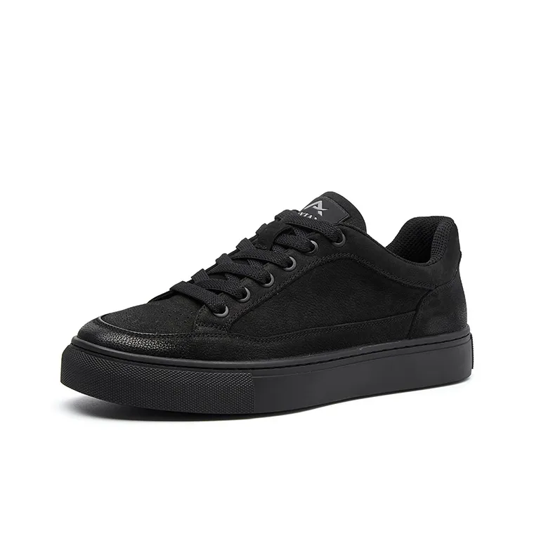 Oak Elephant Coverage Low Top Skateboard Shoes Men's Black-1