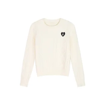 SANJATI Sweaters Women's Beige Apricot