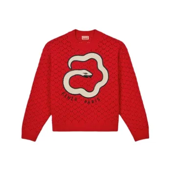 KENZO SS25 Sweater Women's Cherry Red