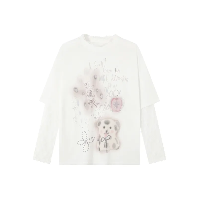 KODAKBLACK/KBLC Drop Shoulder Sleeve T Shirt Women's-0
