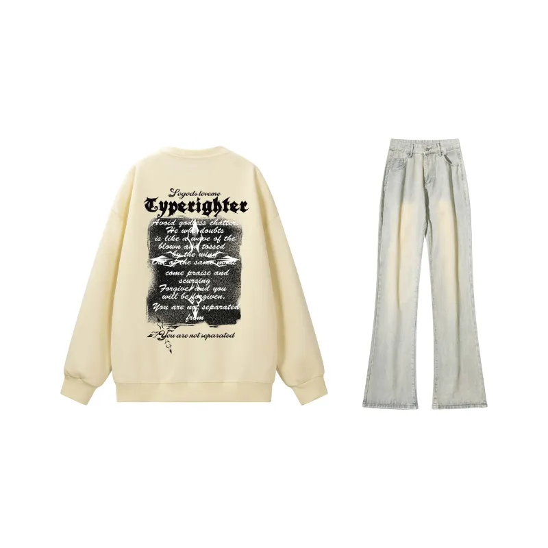 TYPERIGHTER Sweatshirt Set Unisex-16