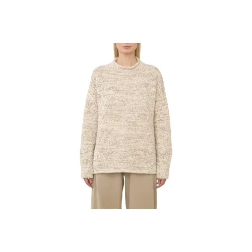 Lauren Manoogian MARL ROLLNECK Sweater Women's RAW WHITE MARL/White Mud Gray Rock