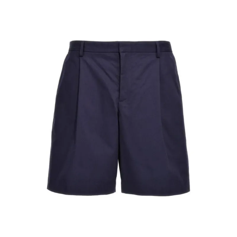 A.P.C . Pleated Bermuda Shorts-0