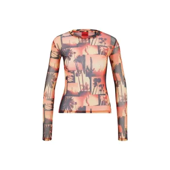 HUGO BOSS Diralina Graphic print Top