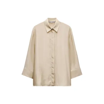 ZARA Shirts Women's Tan
