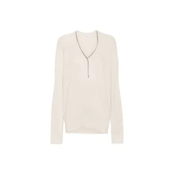 Brunello Cucinelli V Neck Knitted Jumper