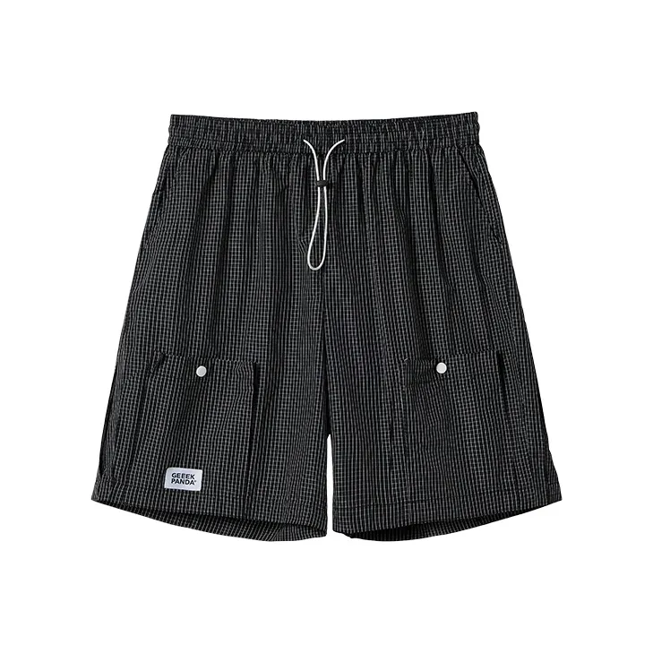 WAYNEXZAVIER Casual Shorts Men's Black-0