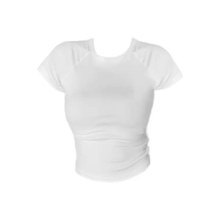 HEISU Set in Sleeve T Shirt Women's Black-2