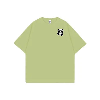 PANDA BASE Drop Shoulder Sleeve T Shirt Women's