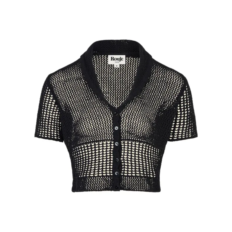 Rouje MARCUS CARDIGAN Knitwear Women's Black-0
