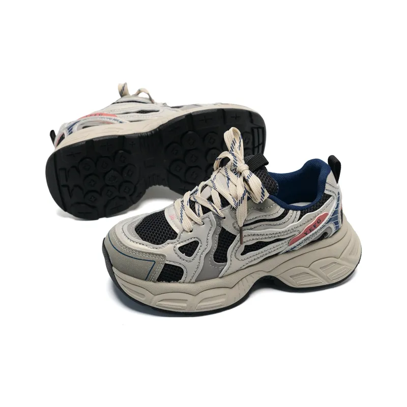 7 SEVFUN Wear resistant And Lightweight Low Top Chunky Sneakers Women's-6