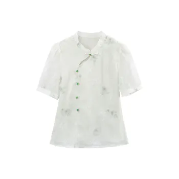 A Paradise For Awakening Shirt Women's Light Green