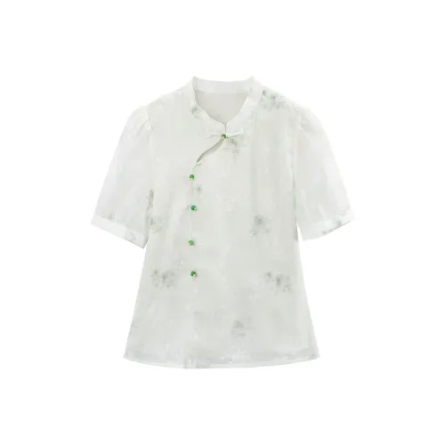 A Paradise For Awakening Shirt Women's Light Green