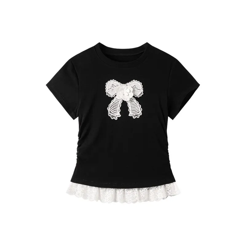 ABCMININ Set in Sleeve T Shirt Women's-0