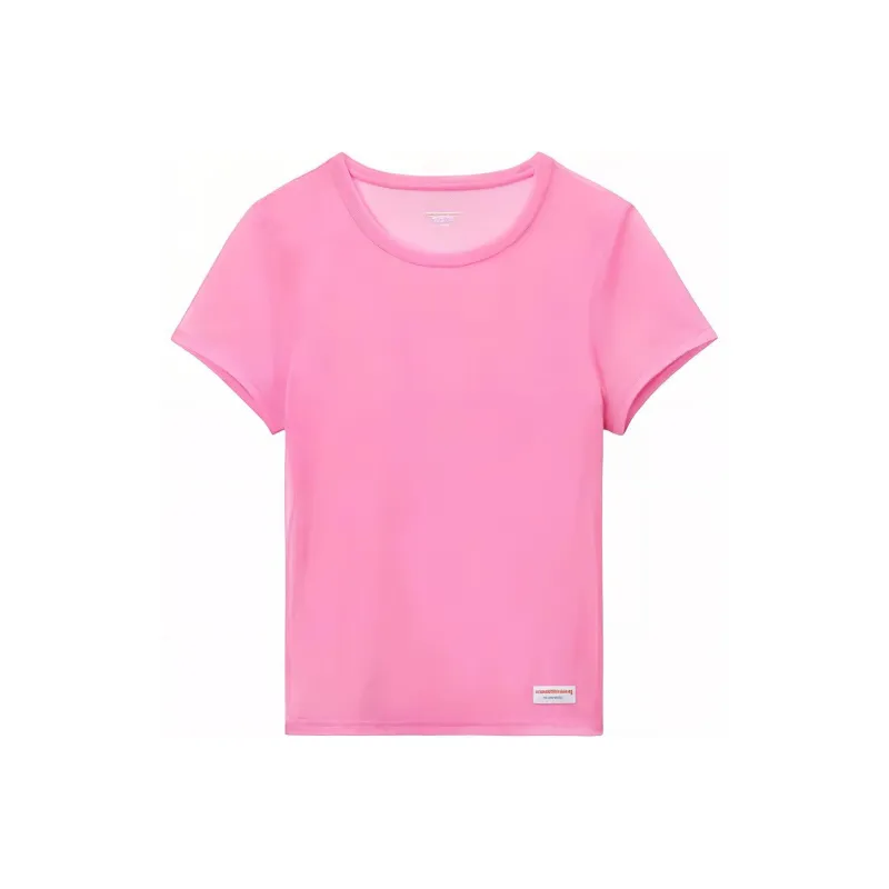 Alexander Wang SS24 Regular T Shirt Women's Bright Pink-0