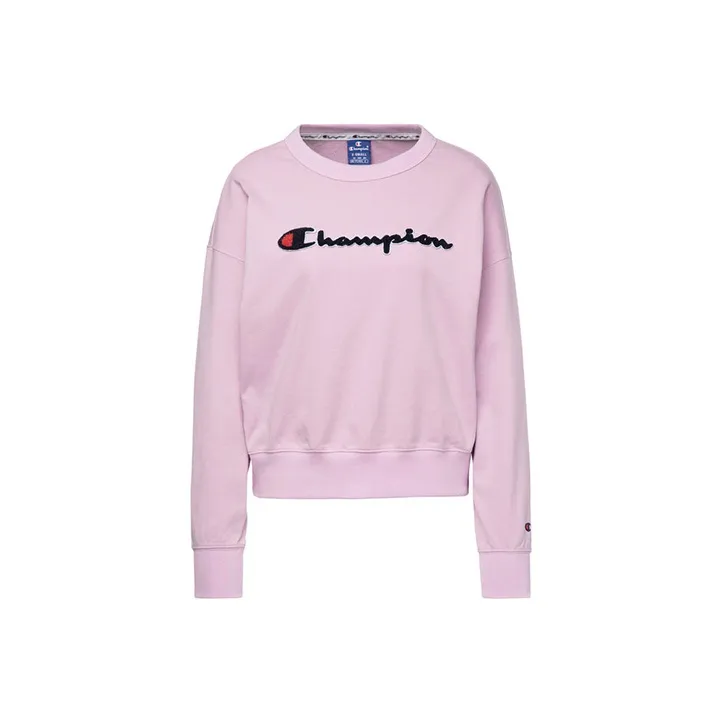 Champion Crew Neck Regular Sweatshirt Women's Purple-0