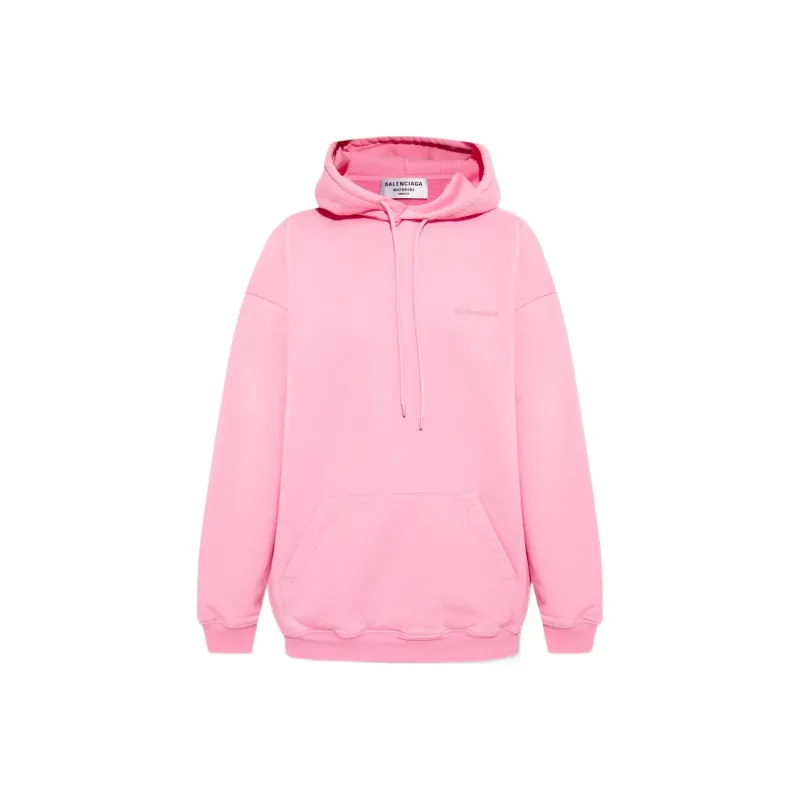Balenciaga SS22 Sweatshirt Loose Fit Style Women's Pink-0