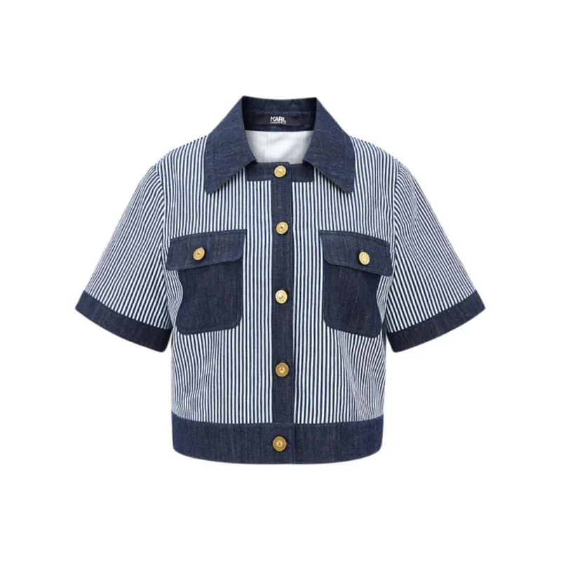 KARL LAGERFELD Shirt Women's Blue-0