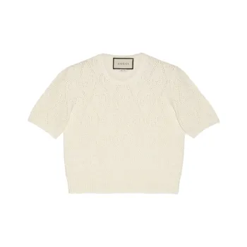 GUCCI SS21 Knitwear Women's Ivory White