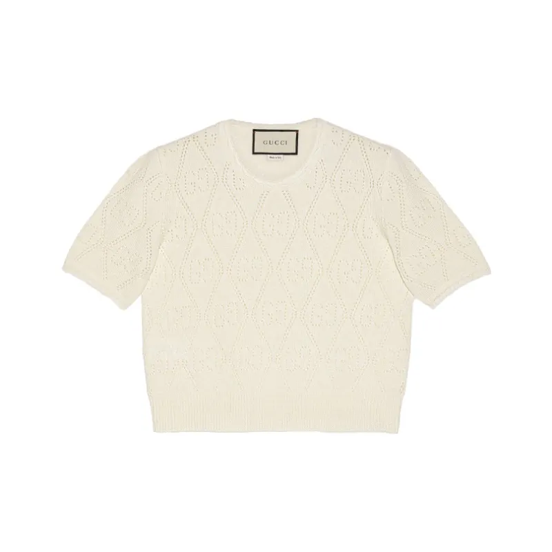 GUCCI SS21 Knitwear Women's Ivory White-0