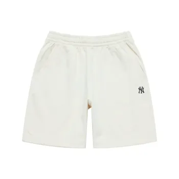 MLB New York Yankees Basic Collection SS25 Casual Shorts Unisex Cream