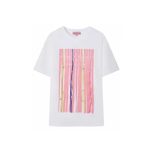 Teenie Weenie T Shirts Women's Ivory White