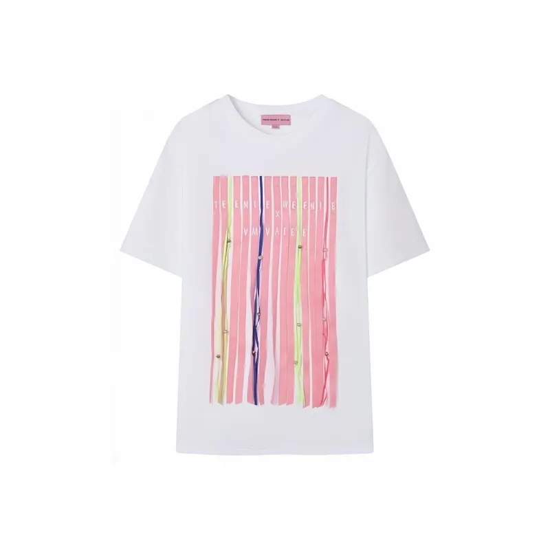 Teenie Weenie T Shirts Women's Ivory White-0