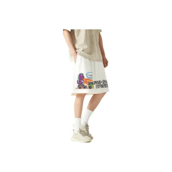 AFTER SCHOOL SPECIAL Casual Shorts Unisex White