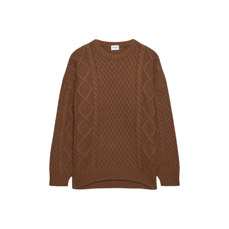 ARITZIA Sunday Best Peggy Sweater Sweater Women's Cognac/Conc Brandy-0